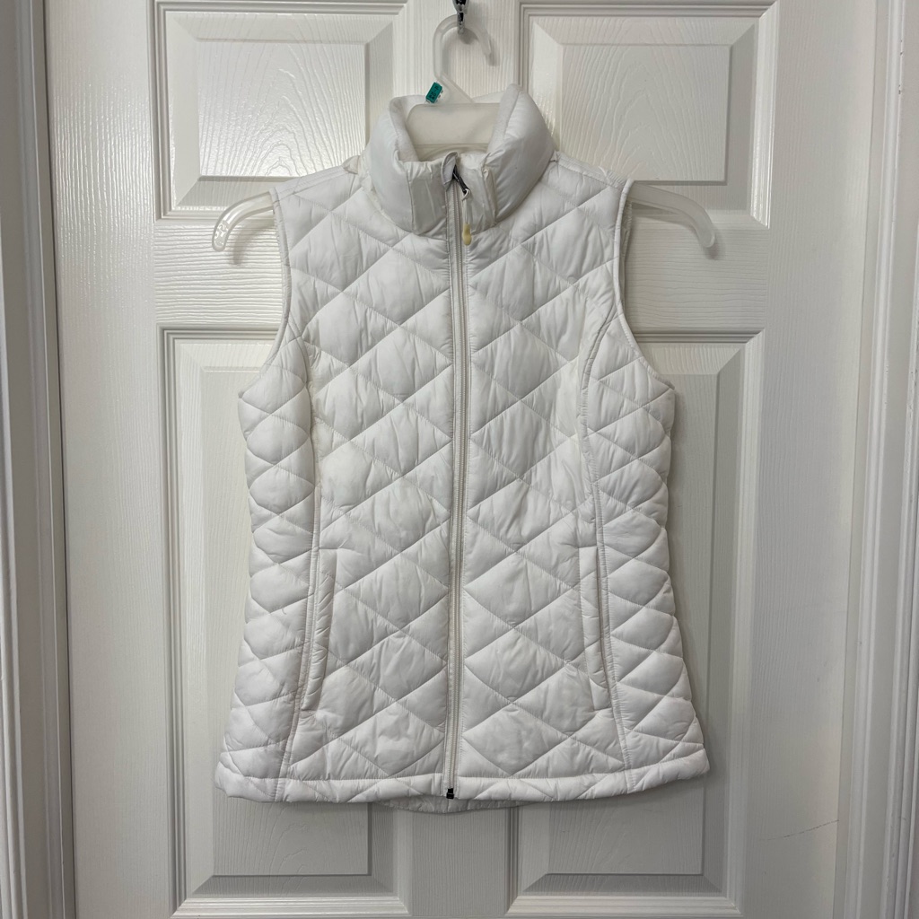 White Puffer Vest